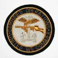 Combined Operations wire blazer badge